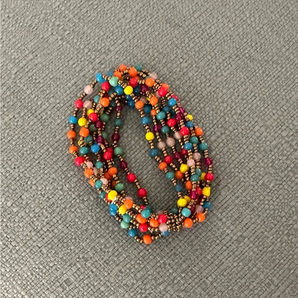 Glass Seed Bead Necklace & Bracelet Set - Picture 3 of 3